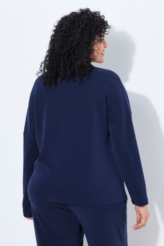 Oversized Modal Blend Turtleneck Sweater