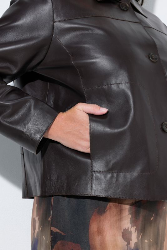 Lamp Nappa Leather Jacket