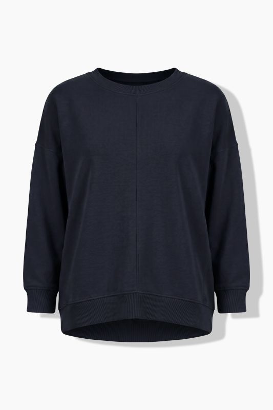 Vertical Seam Long Sleeve Sweatshirt