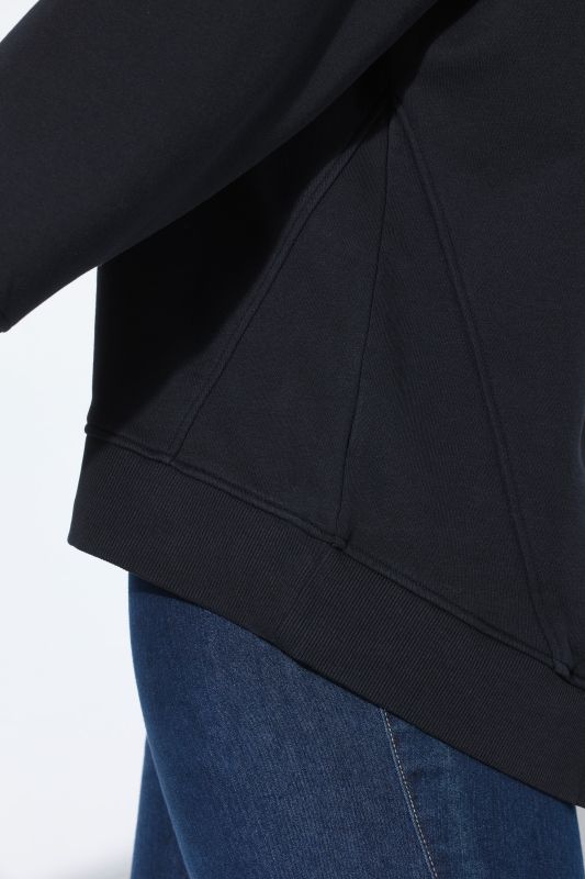 Vertical Seam Long Sleeve Sweatshirt
