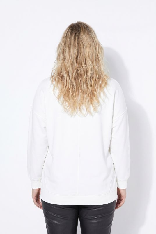 Vertical Seam Long Sleeve Sweatshirt