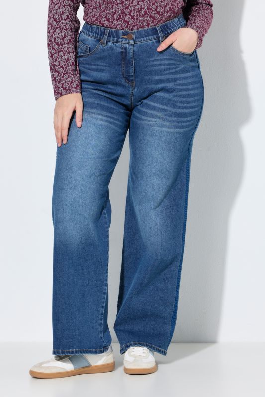 Grosgrain Ribbon Detail Stretch Fit Jeans