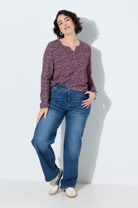 Grosgrain Ribbon Detail Stretch Fit Jeans