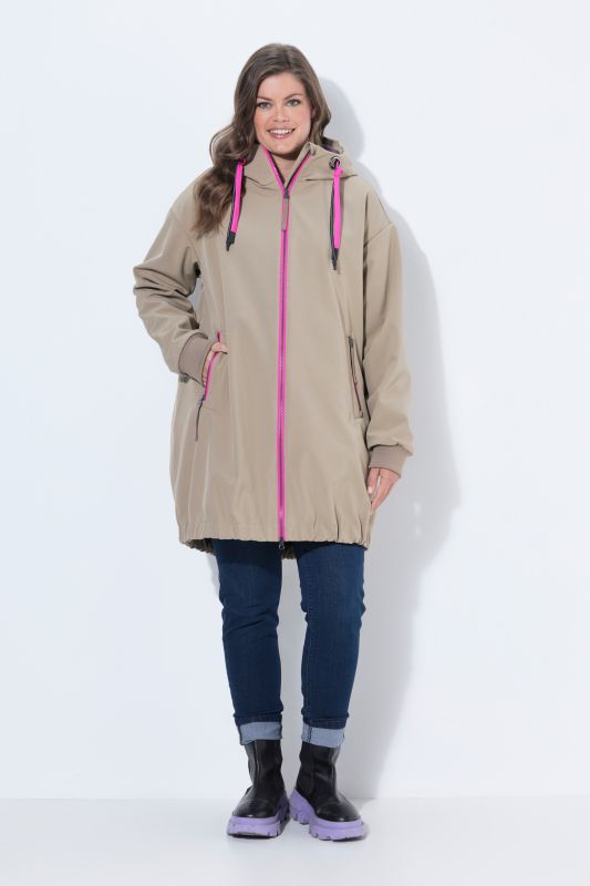 Яке Softshell с контрастни детайли