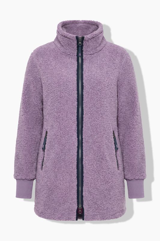 Collared Teddy Fleece Fully Lined Jacket