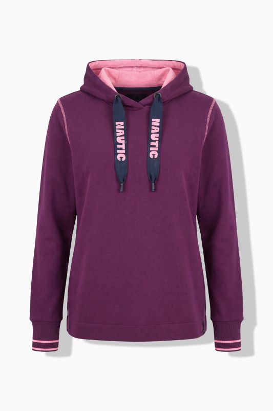 Contrast Color Long Sleeve Hoodie