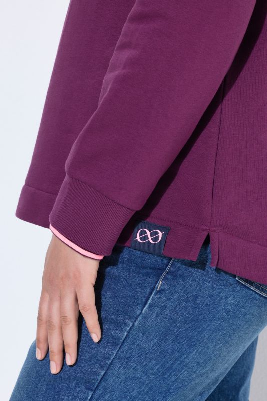 Contrast Color Long Sleeve Hoodie