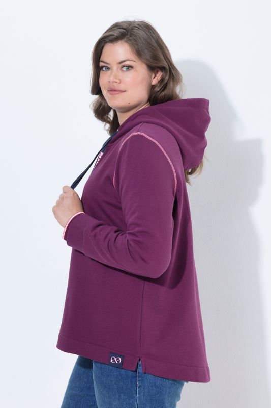 Contrast Color Long Sleeve Hoodie