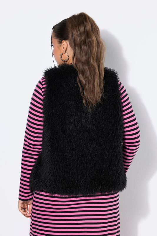 Fluffy Faux Fur Vest