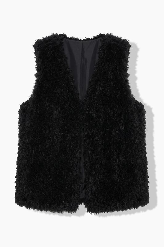 Fluffy Faux Fur Vest