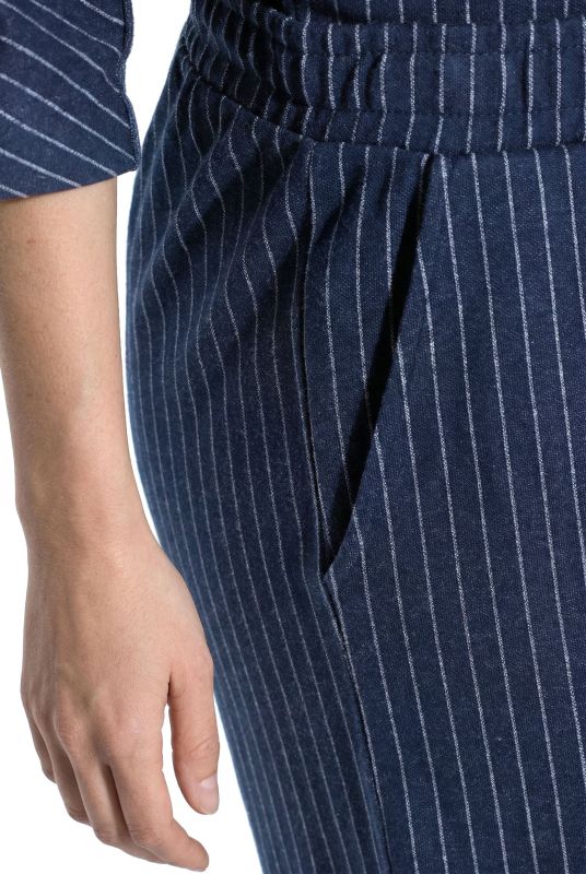 Eco Cotton Pinstripe Sweatpants