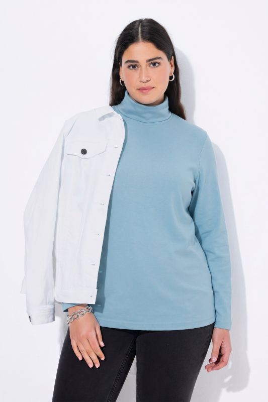 Basic Long Sleeve Slim Fit Turtleneck