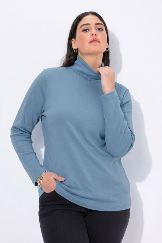 Basic Long Sleeve Slim Fit Turtleneck