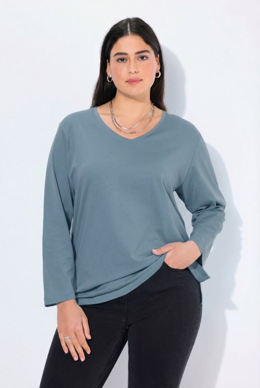 Back To Basics V-Neck Relaxed Fit Cotton Tee