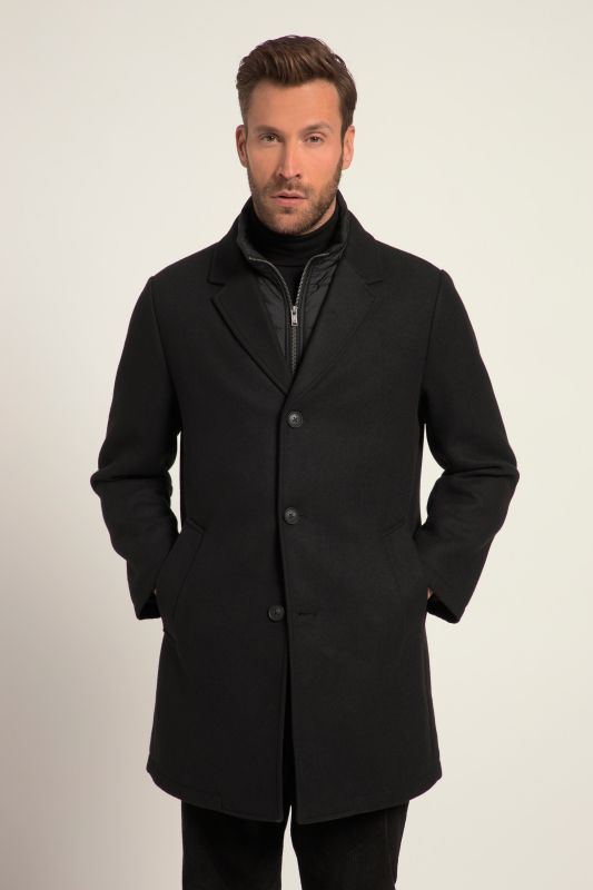 Wool-blend coat