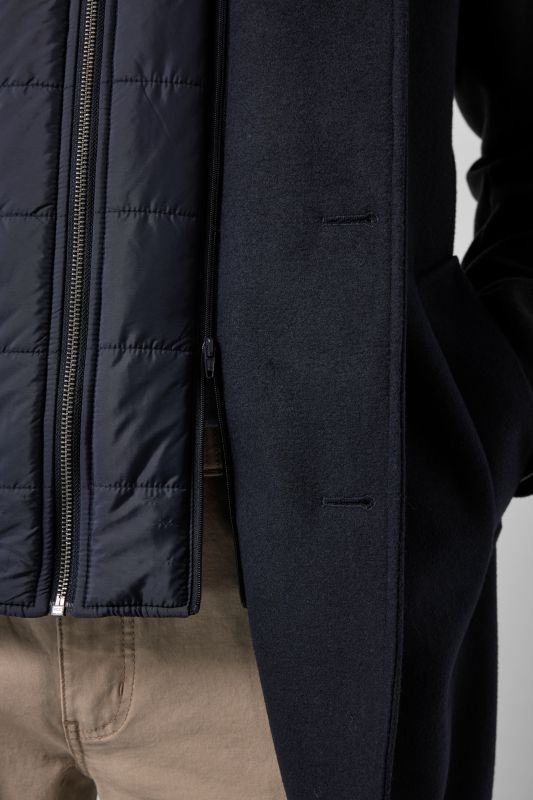 Wool-blend coat