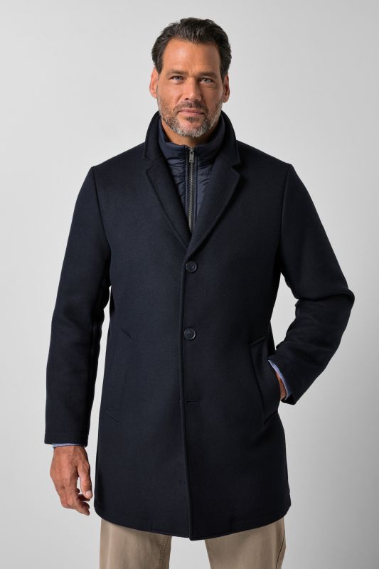 Wool-blend coat