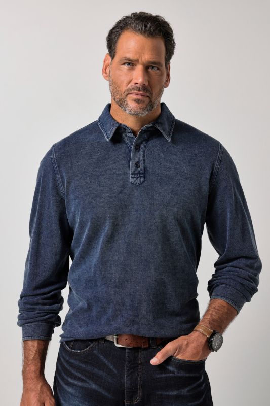 Long-sleeved polo shirt