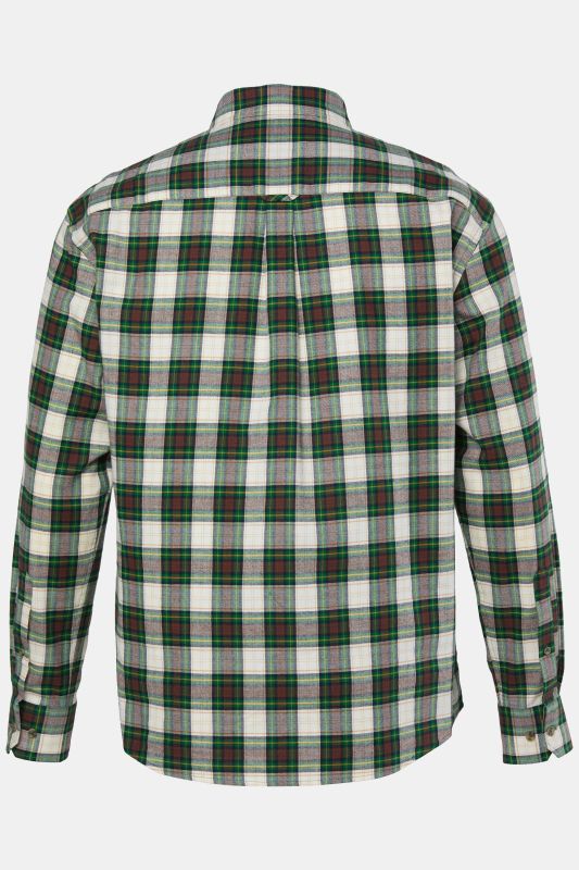 Checked flannel shirt