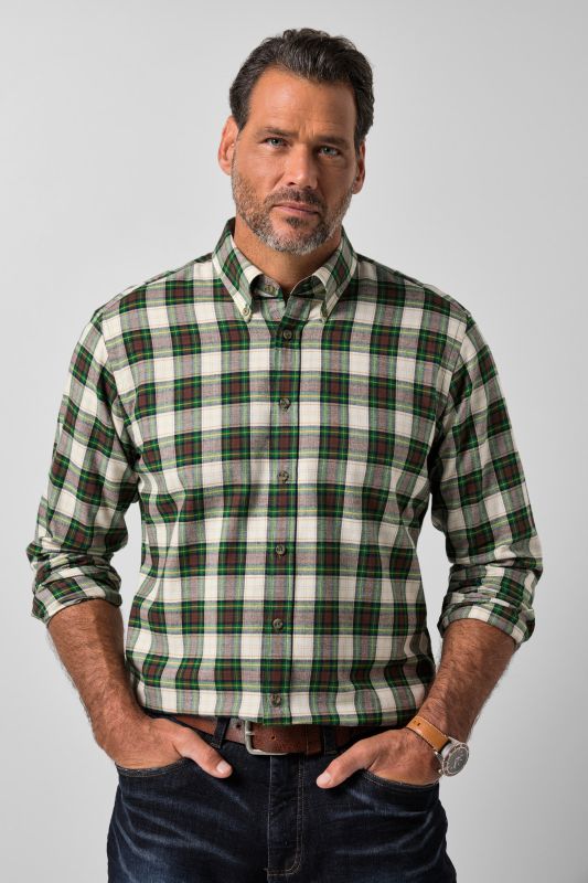 Checked flannel shirt