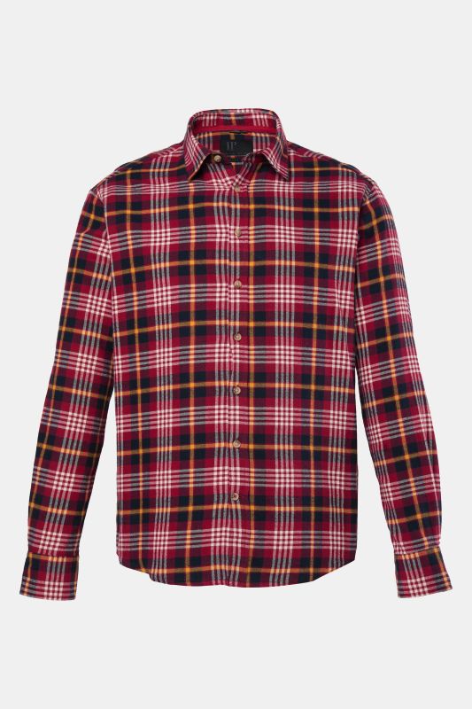 Checked flannel shirt