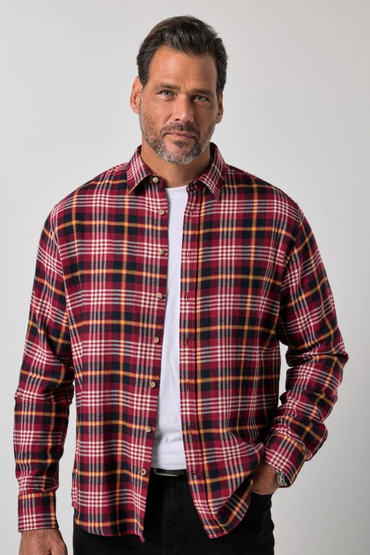 Checked flannel shirt