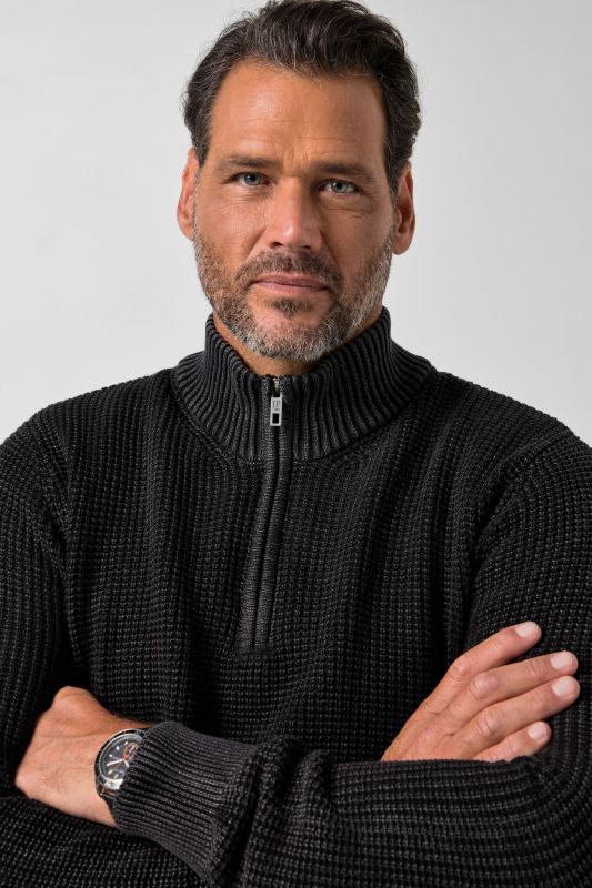 Half-zip sweater