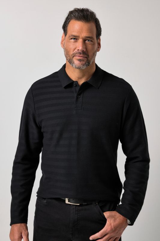 Long-sleeved polo shirt