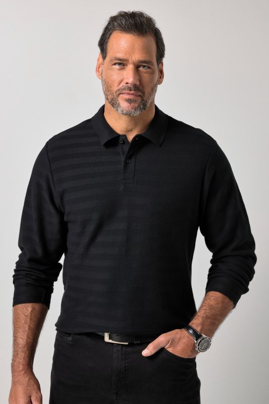 Long-sleeved polo shirt