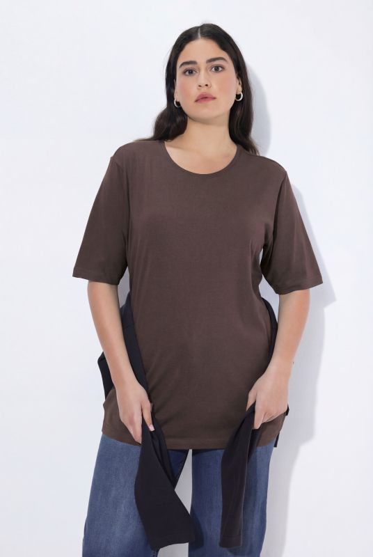 Basic Round Neck Short Sleeve Relaxed Fit  Tee