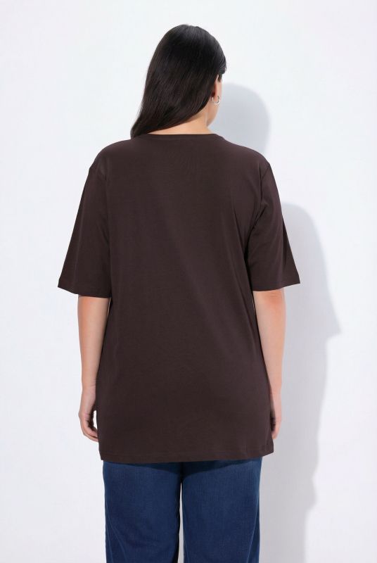 Basic V-Neck Relaxed Fit Short Sleeve Tee