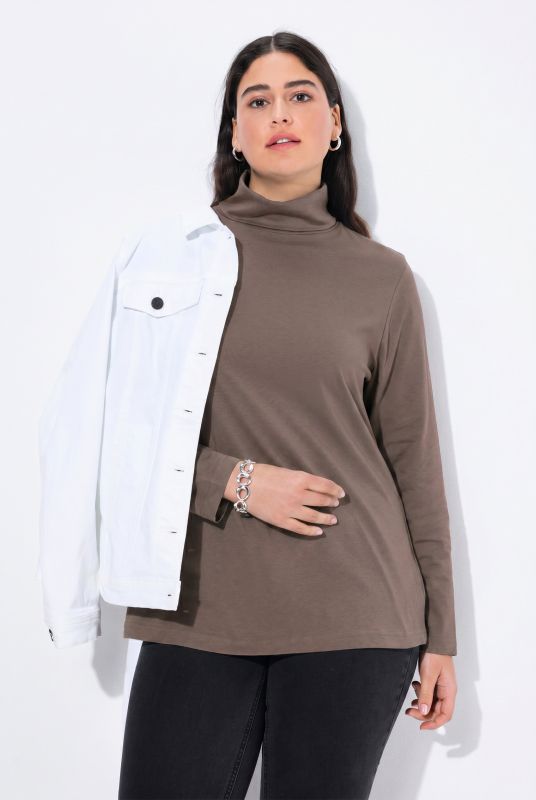 Basic Long Sleeve Slim Fit Turtleneck