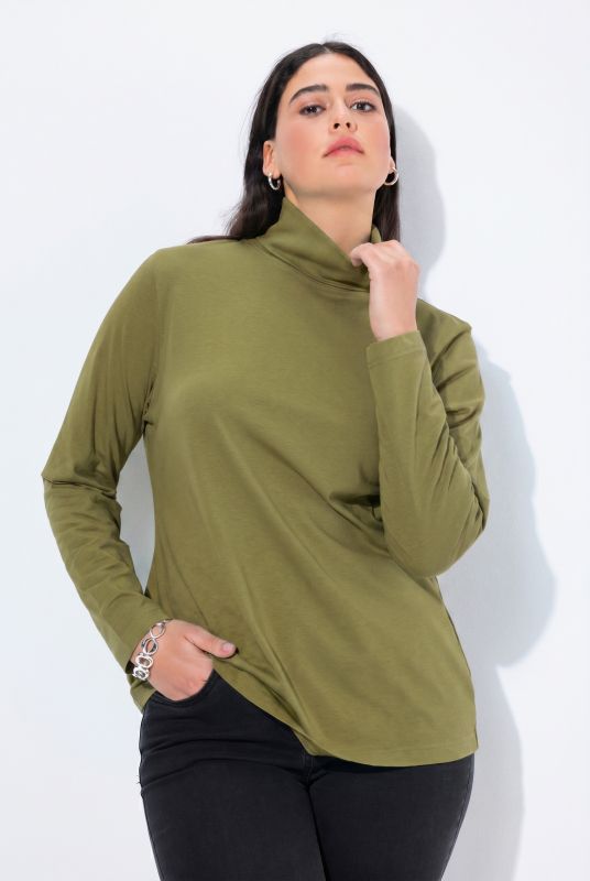 Basic Long Sleeve Slim Fit Turtleneck