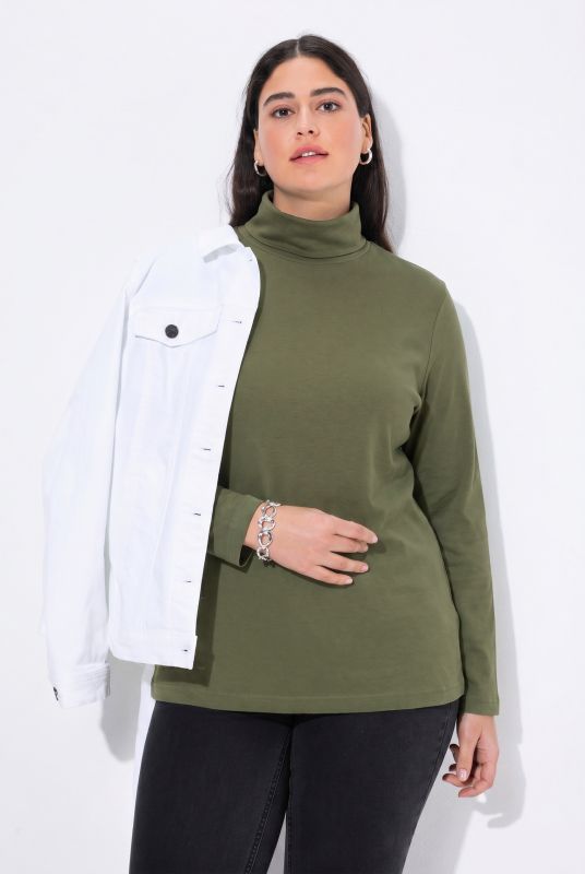Basic Long Sleeve Slim Fit Turtleneck