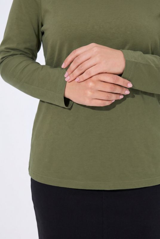 Basic Long Sleeve Slim Fit Turtleneck