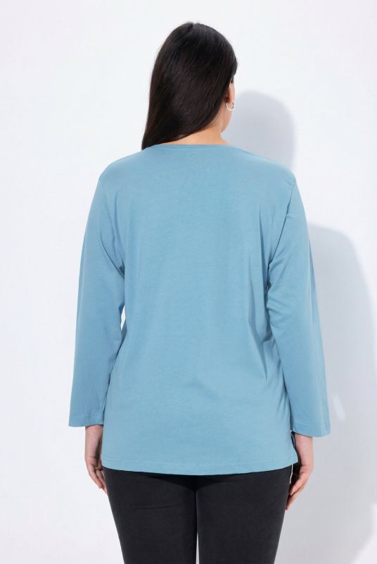 Back To Basics V-Neck Relaxed Fit Cotton Tee