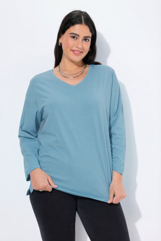 Back To Basics V-Neck Relaxed Fit Cotton Tee