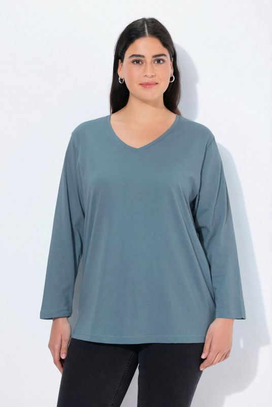 Back To Basics V-Neck Relaxed Fit Cotton Tee