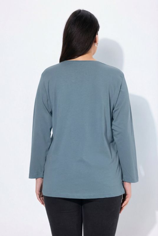 Back To Basics V-Neck Relaxed Fit Cotton Tee