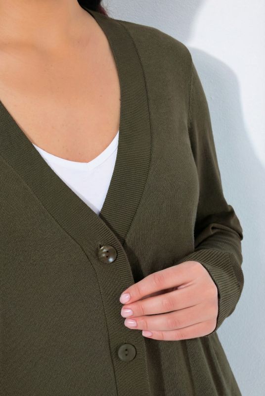 Classic Button Cardigan Sweater