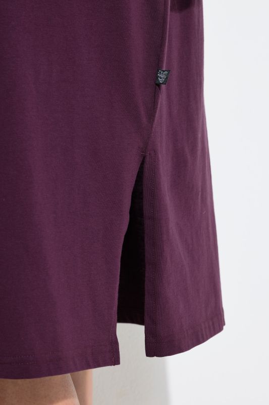 Satin Pocket Long Sleeve Nightgown