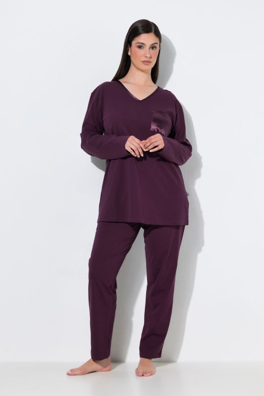 Satin Pocket Pajama Set