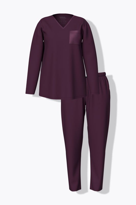 Satin Pocket Pajama Set