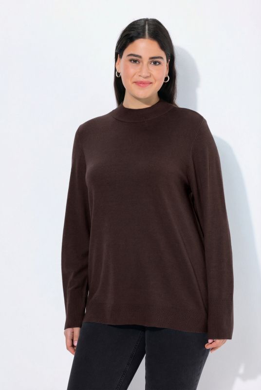 Long Sleeves Mock Turtleneck Sweater