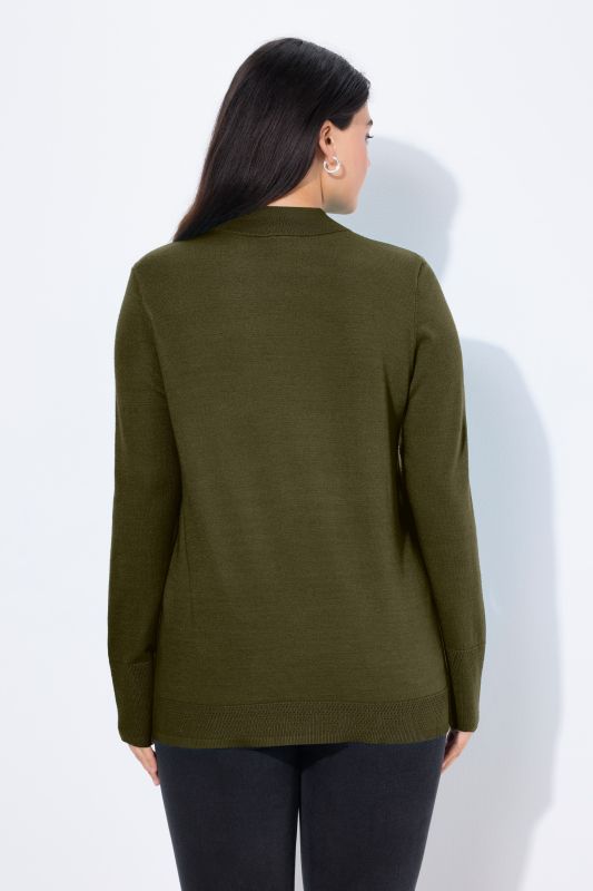 Long Sleeves Mock Turtleneck Sweater