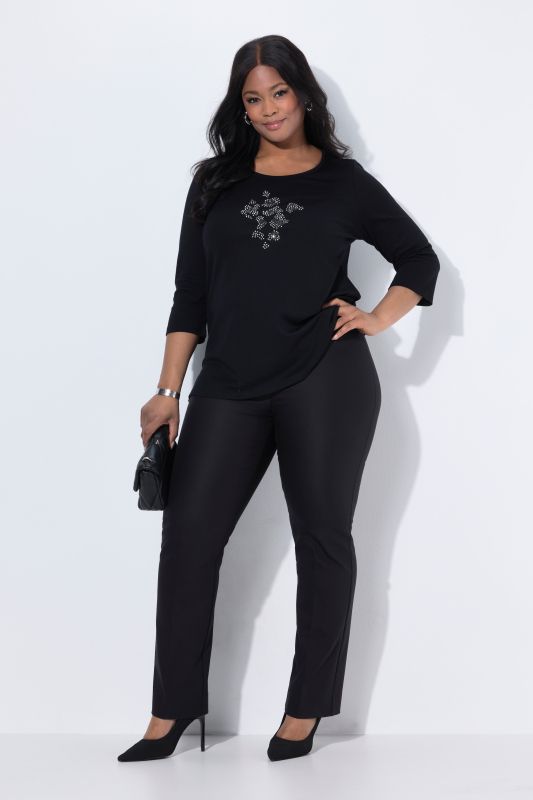 Stretch Fit Straight Leg Pants