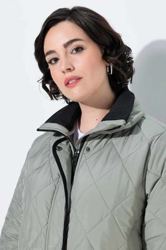 HYPRAR Quilted Longline Rain Jacket