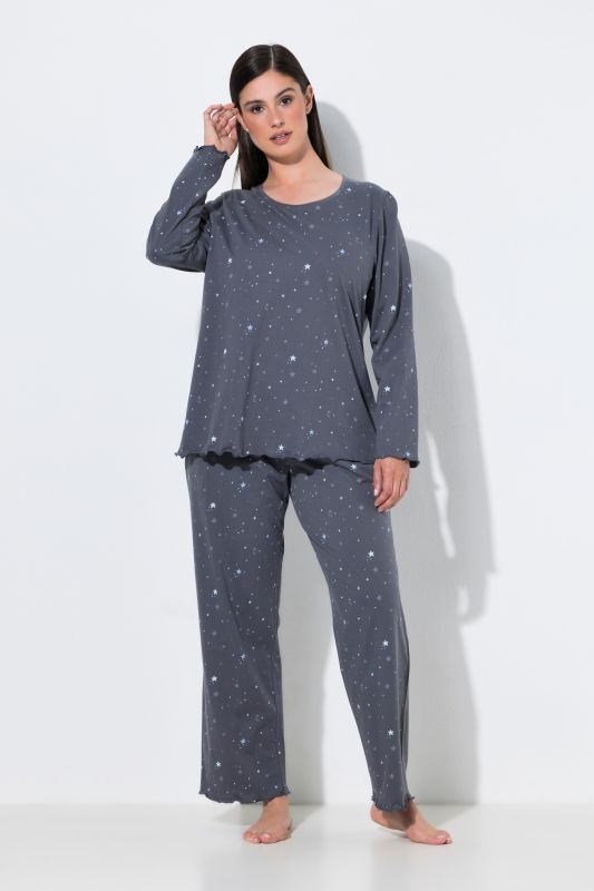 Star Print 2-Piece Pajama Set