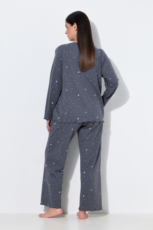 Star Print 2-Piece Pajama Set