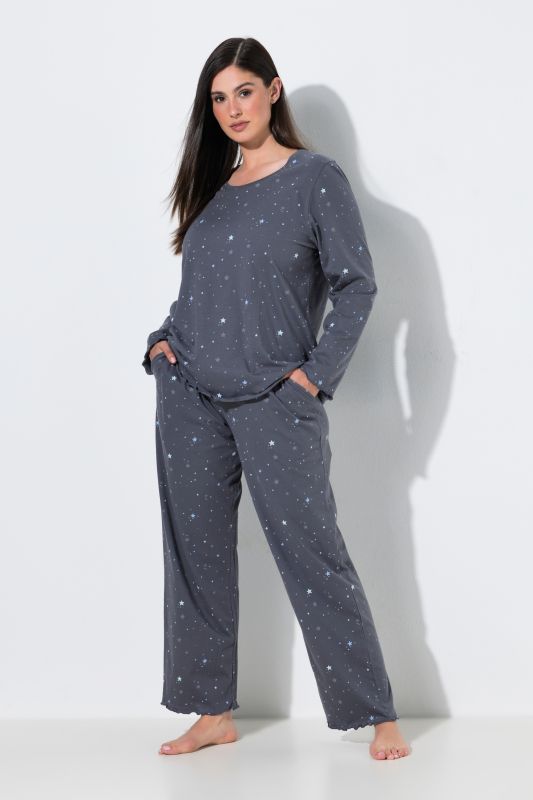 Star Print 2-Piece Pajama Set